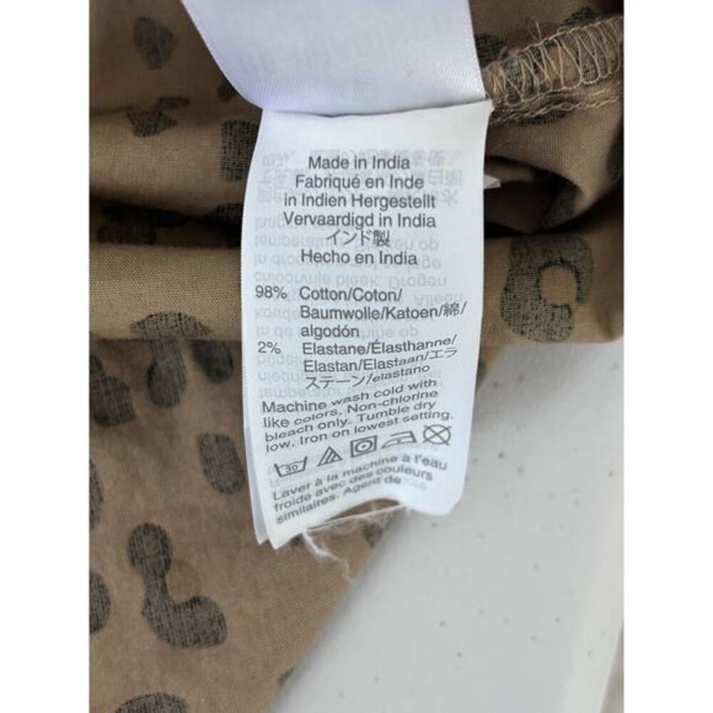 J.Crew Leopard High-Low Popover Tunic Top Women's XS Classic Preppy Cotton AT390 - Picture 6 of 9
